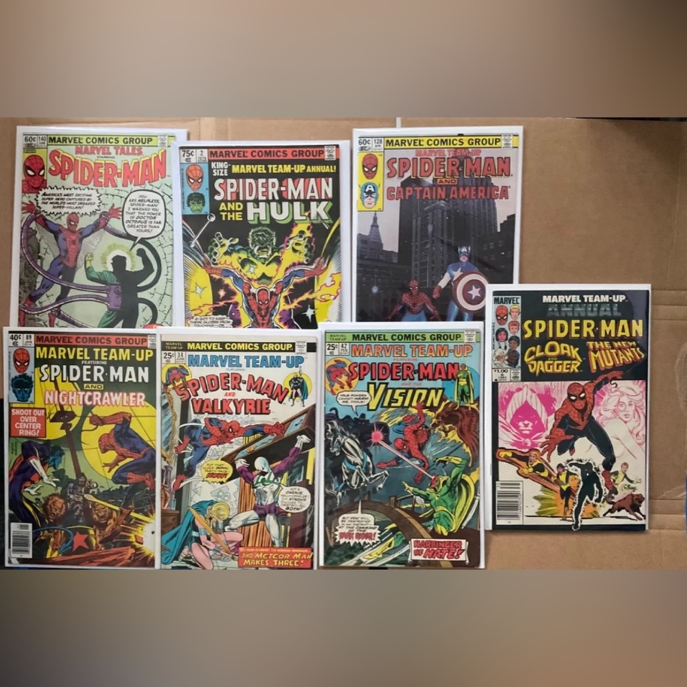 Marvel Team up Lot and Marvel Tales issue 140 = 7 Comics